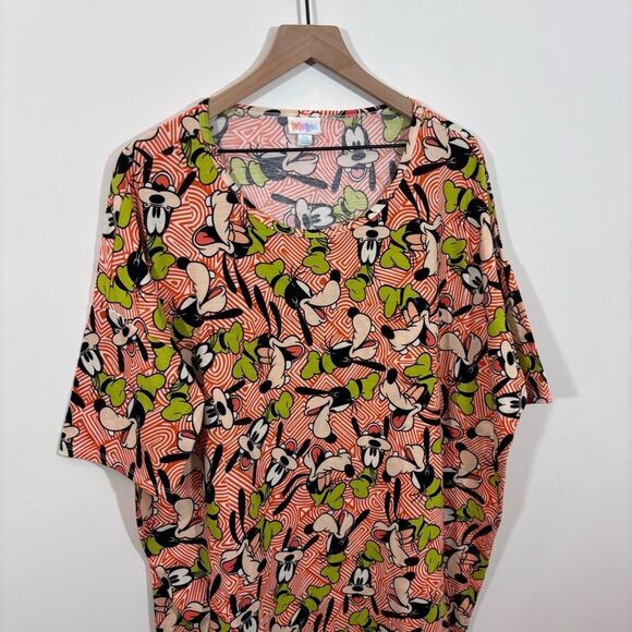 Disney LulaRoe Goofy Printed Short Sleeve Tee 2XL - Picture 2 of 10